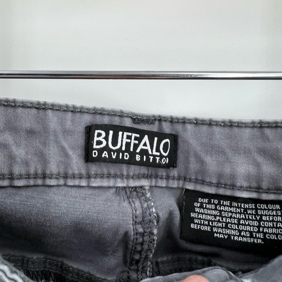 BUFFALO David Bitton Women Mid-Rise Grey Skinny Stretch Ankle Grazer Jean 10/30 - Picture 5 of 10